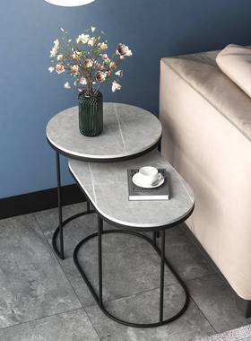 沙发边柜边几轻奢代小茶方几简几约现侧边桌al-63562创厅意客铁艺