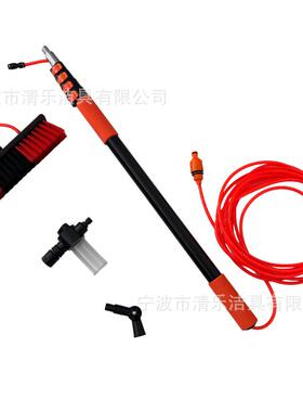 刷亚马逊太阳能伸光伏板清洁高空玻璃缩通水71385刷铝合金杆通用