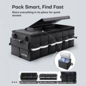 车后备箱收纳箱车载整理箱亚逊跨汽境折叠物马2849箱储车用户外置