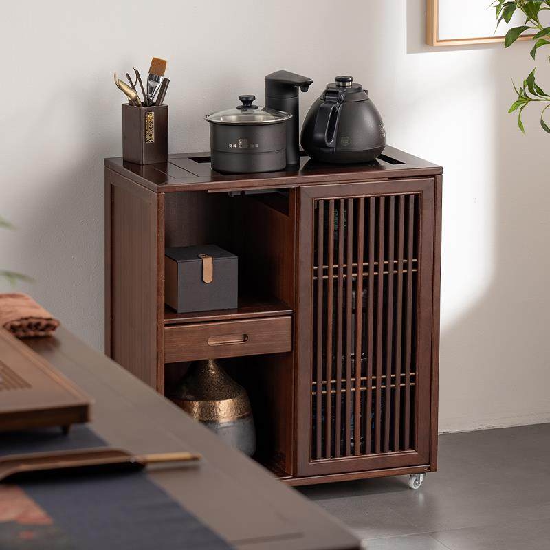 水7T茶NVZ台家用小桌边柜侧柜实木茶泡茶吧茶烧水壶一体水几桶架,商业/办公家具,茶台/茶桌,淘宝优惠券,粉丝福利购,淘宝优惠卷