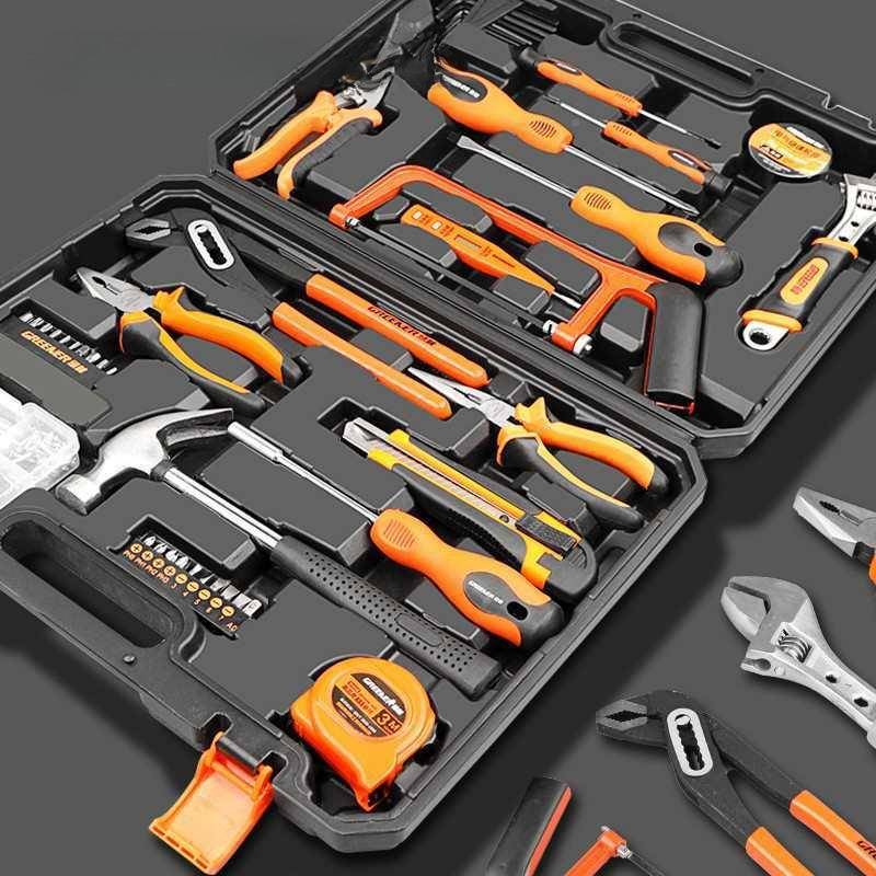 具绿林大家用工套装多功能工具箱701电工维修组合金全家庭五全套图片