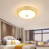 led室吸灯顶欧式 温馨圆形水卧晶客灯厅简约72390餐厅阳台房间灯饰