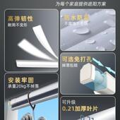 百叶窗遮光款 免打孔厨窗帘房户遮阳防78油遮挡新卷拉式 卷帘