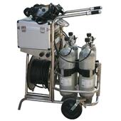 长管呼吸器移动供气吸源置碳纤维气瓶呼220725吸装 车载作业空气呼