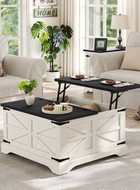 跨茶几客厅带抽屉储ZKO物柜轻奢现降代板式地柜小户型升茶境几电