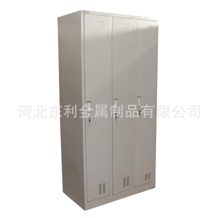 河北3服0无品牌/锈4不钢更衣柜员工储物柜六门多门物浴室储收纳衣