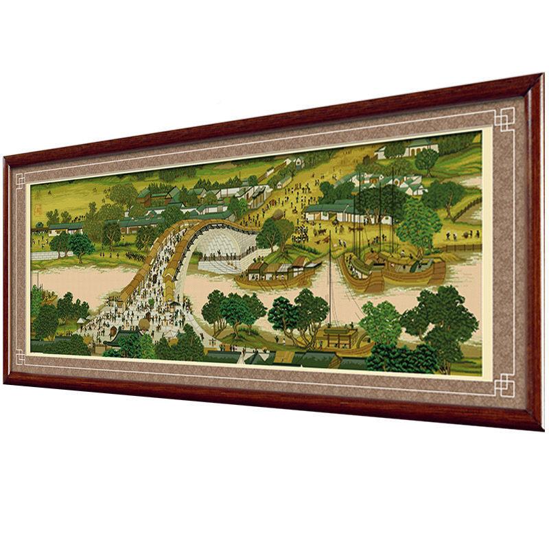 清明世上河图十字绣全景?满22米大幅客厅古代传名画绣F7M9S689202