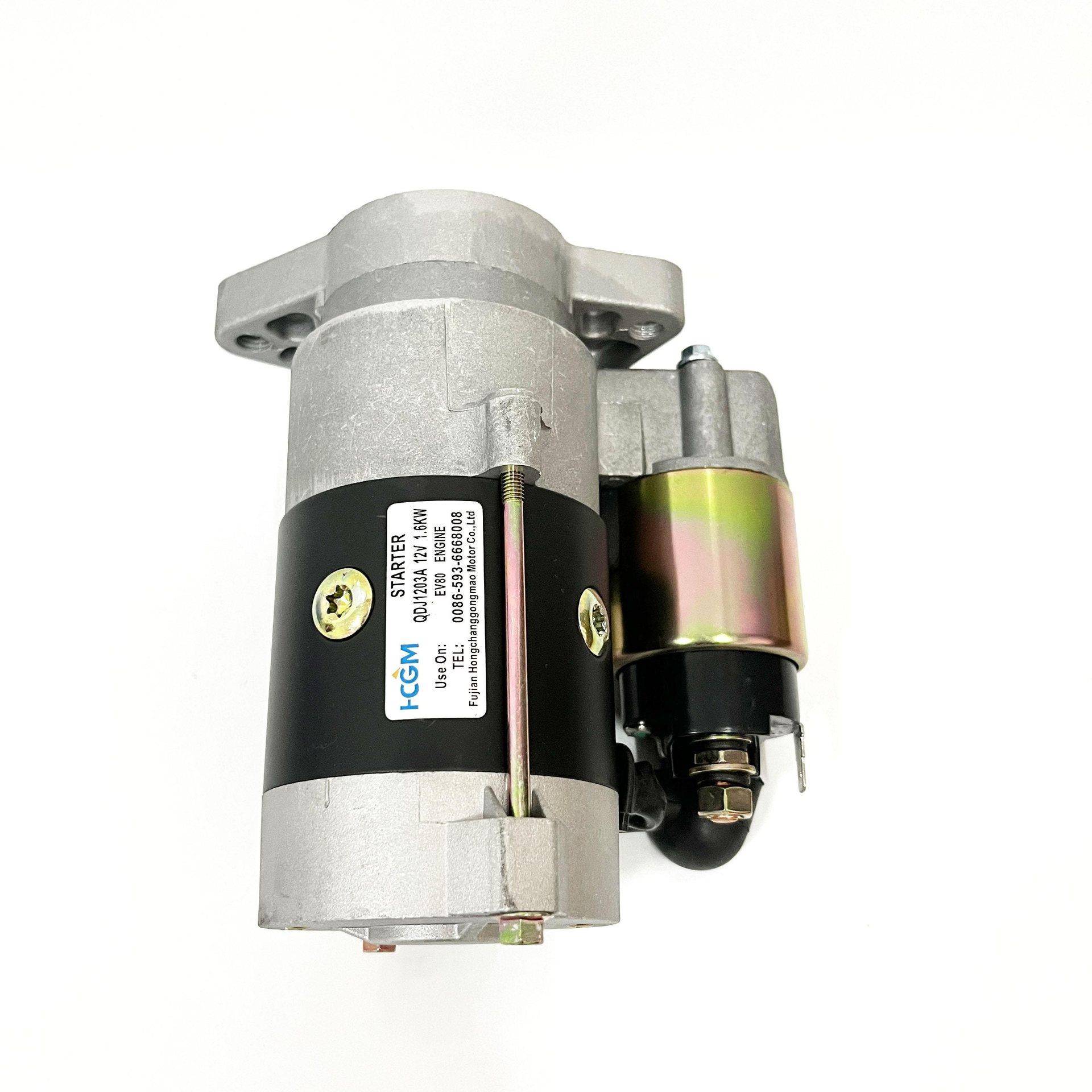 QDJ1203马达.16缸K1.6KWW12机V9齿开普双柴油发电机起动EV80启动