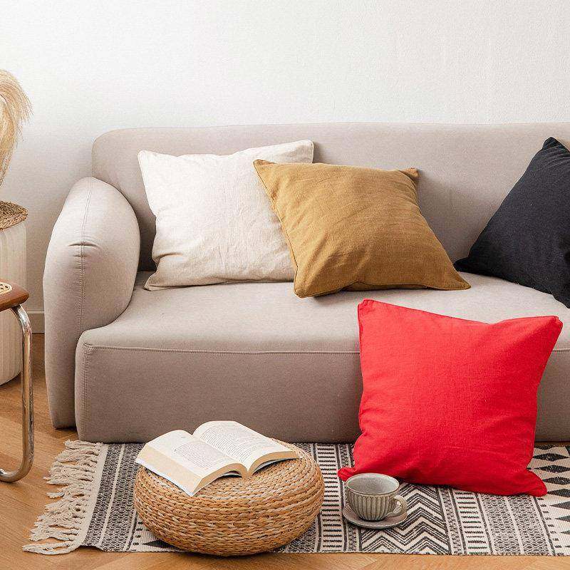 护现代简约纯色麻沙发棉抱FS75670枕垫靠背床头腰靠靠枕腰枕抱枕,居家布艺,抱枕被,淘宝优惠券,粉丝福利购,淘宝优惠卷