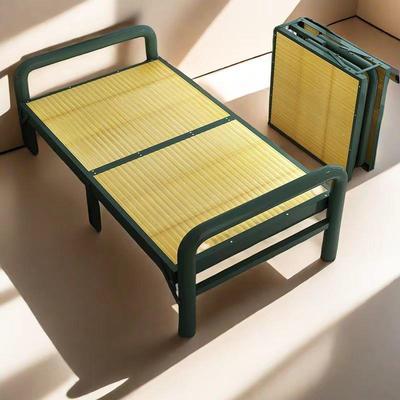 竹板床折床叠硬板床用单人双人午见详情家休凉加版可床固铺临时跨