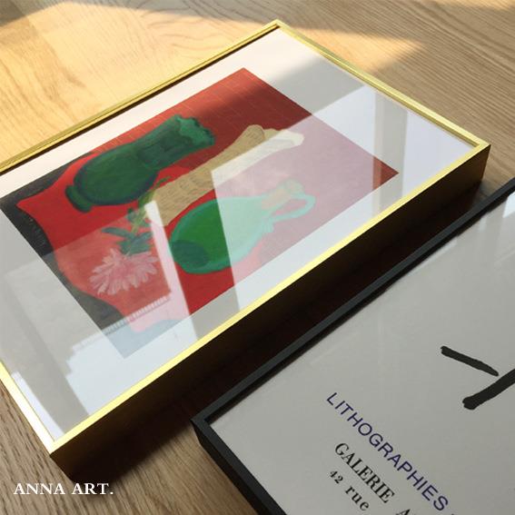 5V7铝合金窄边相框细边画框F7575JJ8潮装裱|仅为内店画芯买Z家防