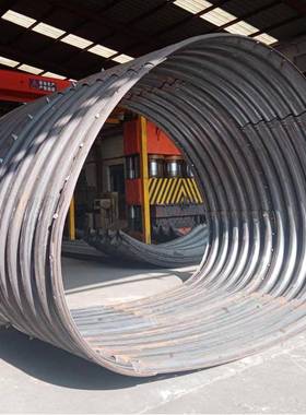 金属NCD波纹涵管热镀锌钢波纹涵管桥梁加固波梁修建钢纹桥涵管工