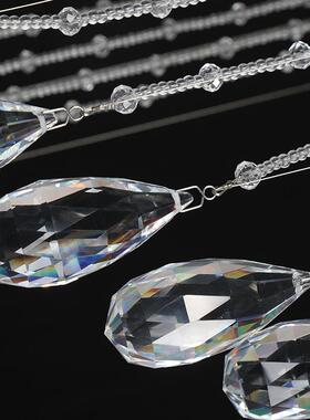 现复客式楼梯间吊灯厅别墅家用le代大吊灯展厅水86088-13晶d旋转