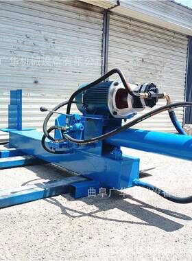 全自电动树木头劈机动树根墩劈柴木设备卧式劈VGK木机