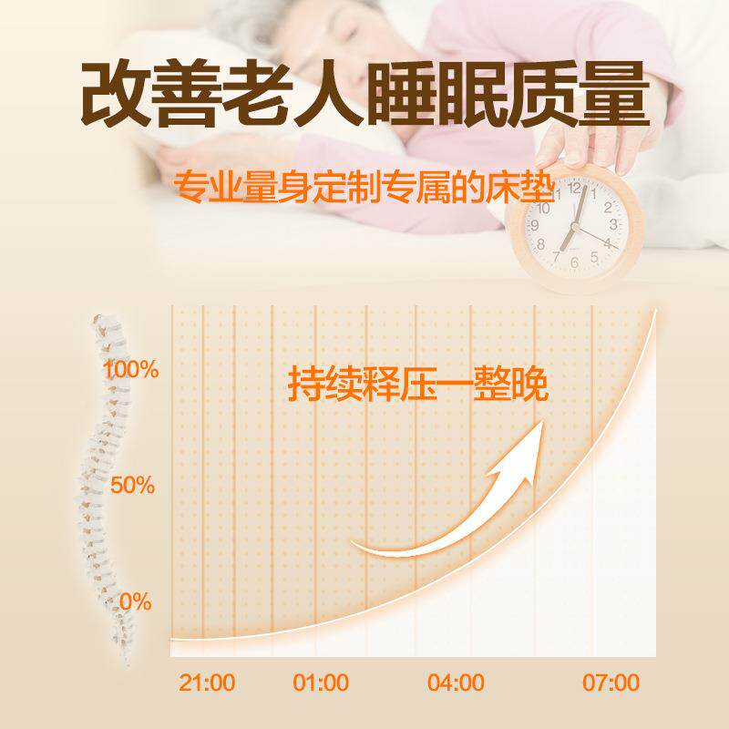 老人床老垫1硬垫子3e426适椰棕天然黄麻厚硬合人的床垫单人薄米