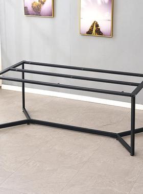 定可铁架艺桌支大理石GLJ岩板餐桌底座办公桌腿架子电脑腿书桌茶