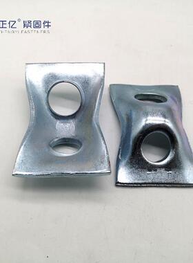 厂宝家NEA直锌销优质镀国标钢结构元宝垫构钢结水平支撑垫元垫片