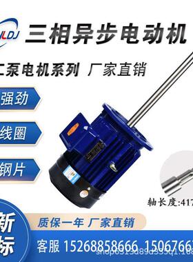 YE-大/4KW立式/磁力专/头/自吸/磁力MDC化工泵用长短不锈钢轴电机