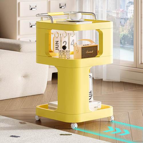 可移动塑料小推装车置物DC-1150-架免安多功能物收架客纳厅茶几卧