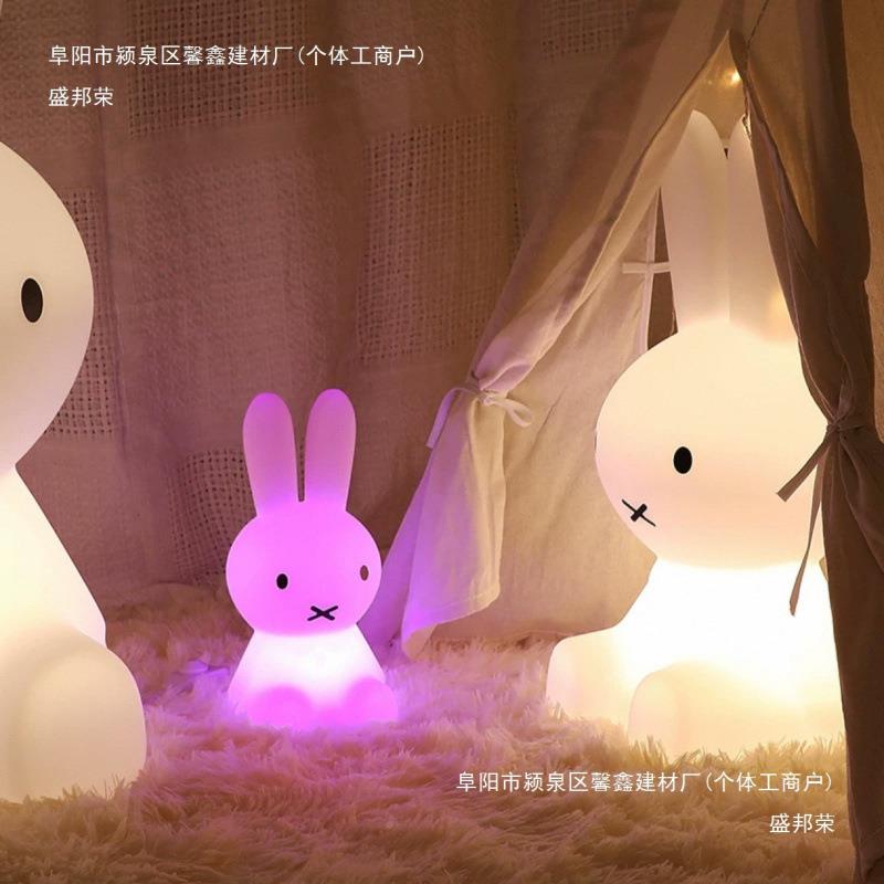卡通儿小童夜灯卧室床头柔光1伴睡台灯儿女婴喂灯奶护眼女生节能