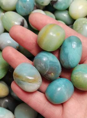 石100克价2石0毫米左盆右亚马逊加勒AAD比滚石裸石景石鱼缸装饰