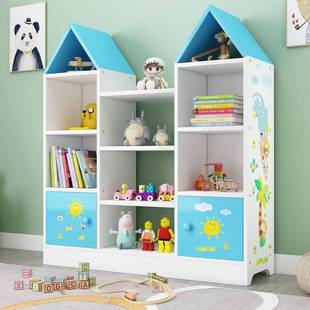 儿童玩具收纳架简易XAD储物收纳箱幼儿园玩具架置宝物纳架宝玩收