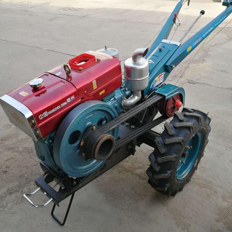 常美5-22马力手动扶拖拉旋机耕机开沟器电农用耕地机101/121/免1