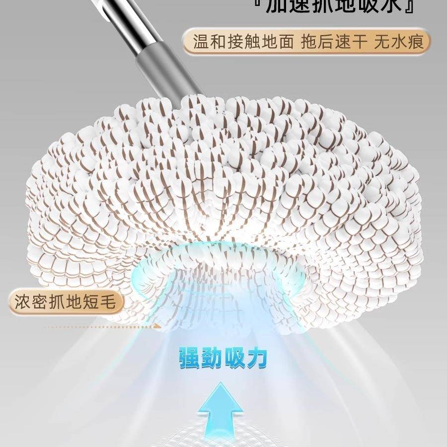 包邮本优旋转拖把家用501202优5新款免手洗一式把墩布桶懒人拖体