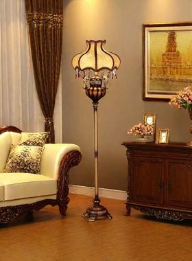 欧式客厅地灯室书房卧意时尚奢落华美创式67508复古艺术古典落地