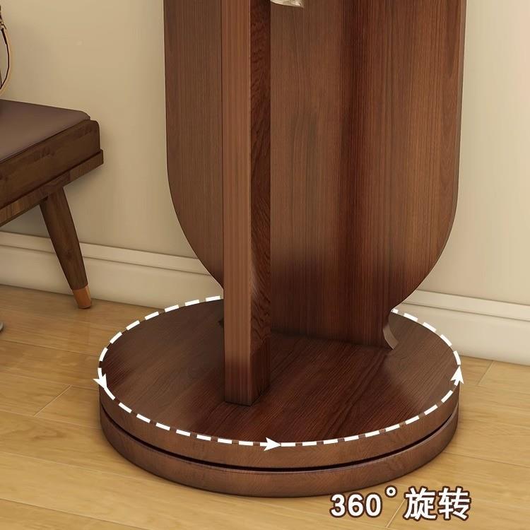 旋转穿衣衣架镜全GEH身落地镜家用卧室挂帽镜子体试一衣镜立式可