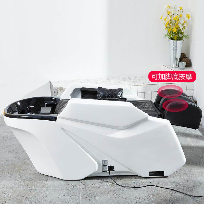 水循全自动智能电动头按摩888洗理发店环发床廊全身加热熏蒸