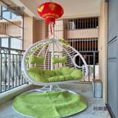 粗藤双人篮室内吊闲休摇椅仿吊藤吊WWQ椅户外秋千藤椅阳台椅摇麦