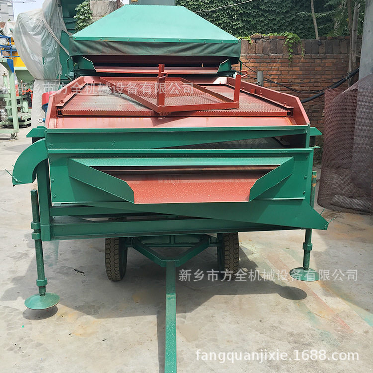 油菜籽杂质清理筛 比重过筛分离壳枝叶 三层筛网过滤大小 16-25吨