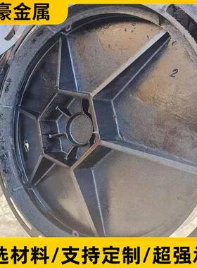 球墨铸铁圆井盖700*8型00重电力井盖家用XDC污雨水圆井形盖