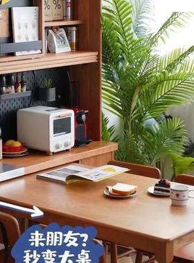 靠樱桃木花园餐边桌26963柜体实木高柜酒柜日式餐一墙柜