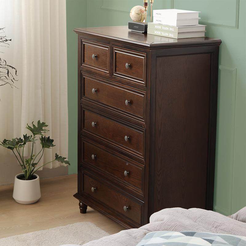 现代轻奢美式物VBP五斗柜收电实纳柜储柜抽屉柜六斗柜卧室视柜木