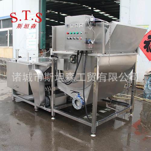 A家禽屠宰设备厂家定制直销自动控温家禽翻转烫毛机鸡鸭鹅浸烫锅