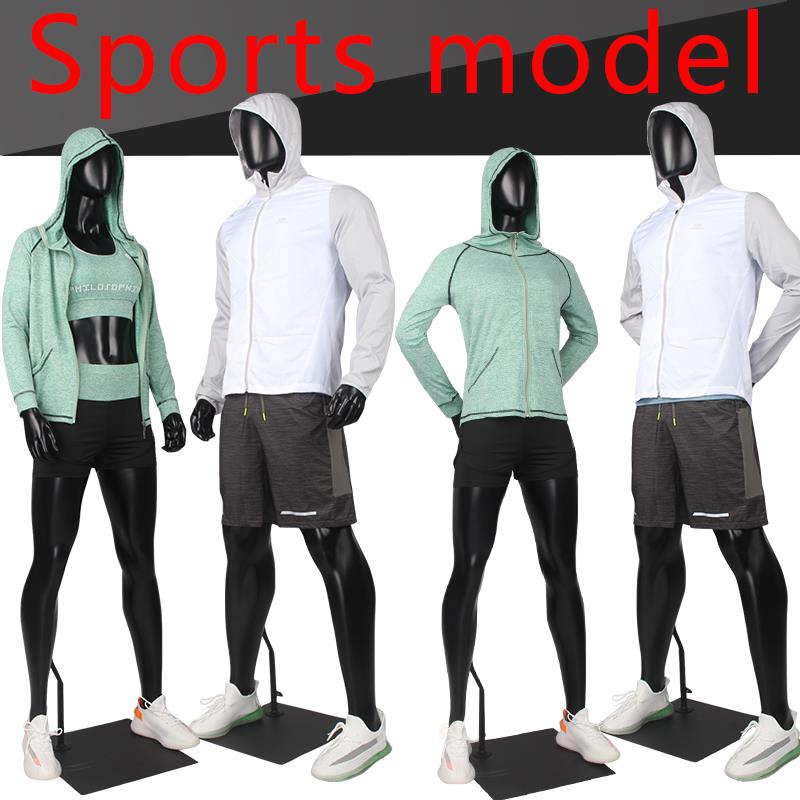 简约现代风格服饰展示架男款 女款半身模特架 广东产可拆装模特架