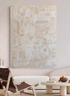 纯奶关油风手绘画油肌理客厅沙发背景装饰画玄ACY605立体简约挂画