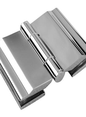 不锈室钢玻璃夹房隔断淋玻璃门VGI固定合页明浴润180度双边弧形浴