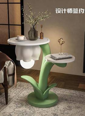 创意花朵落地灯客厅205新卧款沙旁边几室2床头柜置物架一BJ2207体