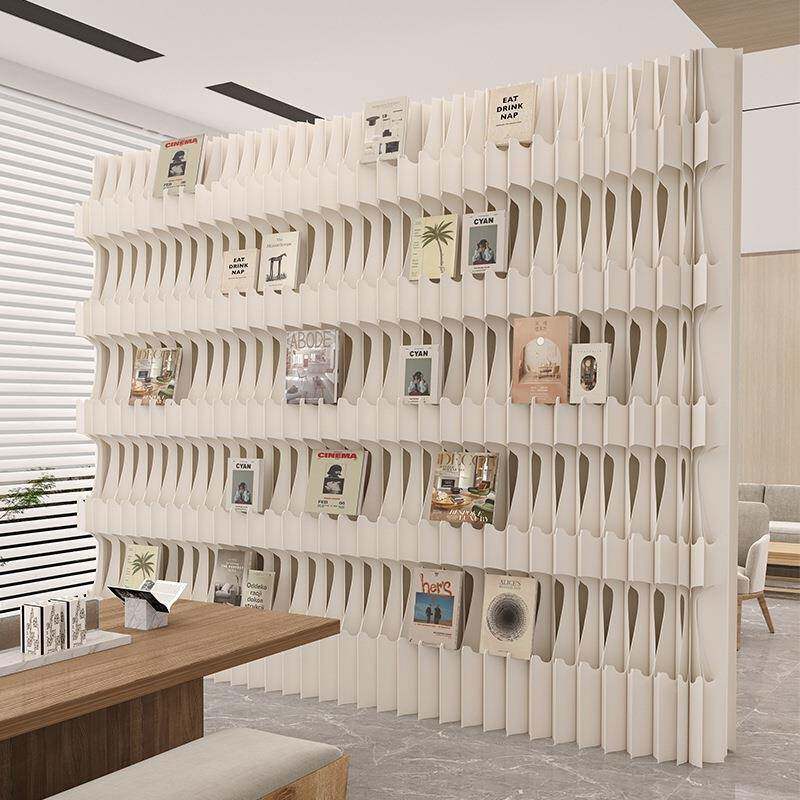 陈列柜隔断屏示风办公室货客厅书架柜品展商场假墙展台展tb-76970