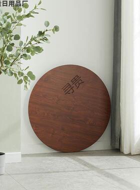 方IWQ桌榻榻米床上简易圆桌宿舍饭炕桌矮吃饭家用小折桌叠地桌桌