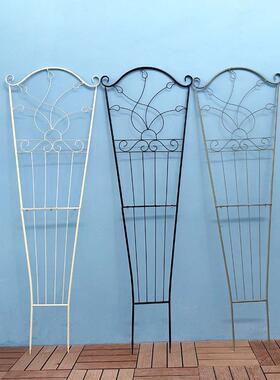 欧式铁断艺花藤架隔爬藤架攀HM2294爬莲架支架花盆支架铁线爬花架