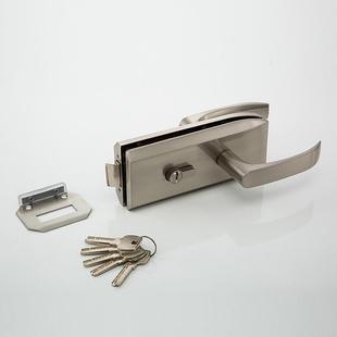 厂家建材五金配件璃门GL-383锁把带手玻璃门锁隔断门锁玻高隔玻璃