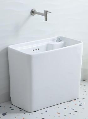 阳台拖把池陶瓷拖布池洗拖地盆间水槽59754盆卫生落地式家用户外