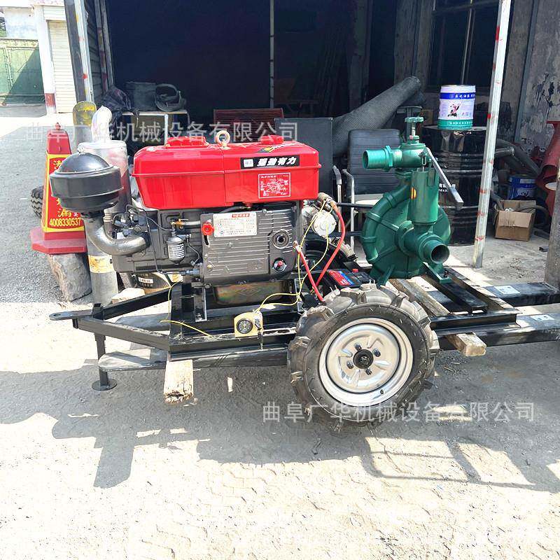 水移动柴油抽水泵4寸便捷离心泵无品牌/污水程式工排泵