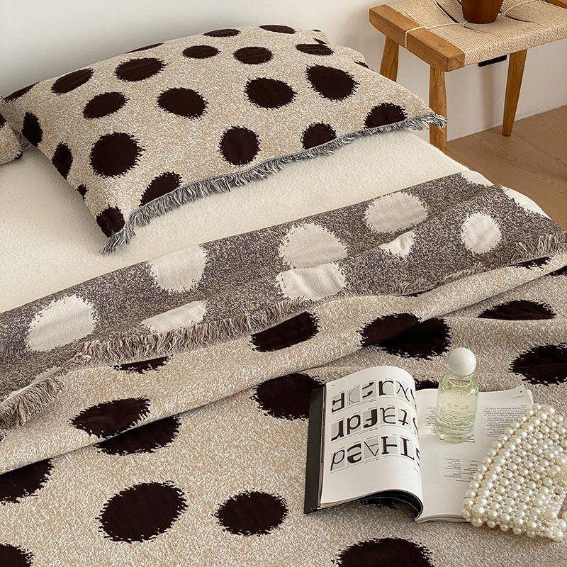 韩式全FBA子棉四纱布巾被纯棉成人棉纱床盖夏层凉被沙发毯毛盖毯