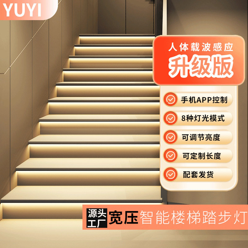 宽压智能调光楼梯人体感应踏步灯
