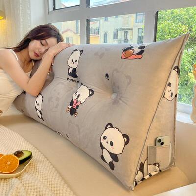 EJD新款床米靠头垫床上角大靠背腰靠垫榻榻软包宿舍三卧室可拆洗